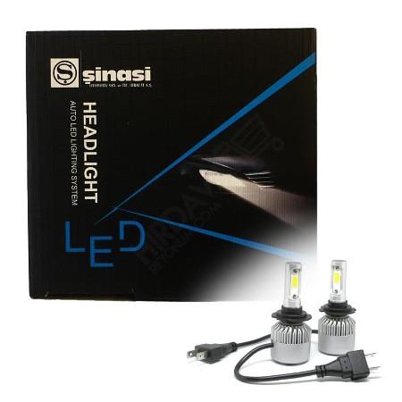 9V-32V H7 LED XENON FAR AMPUL SETİ 6500K 8000 LÜMEN (COB LED)