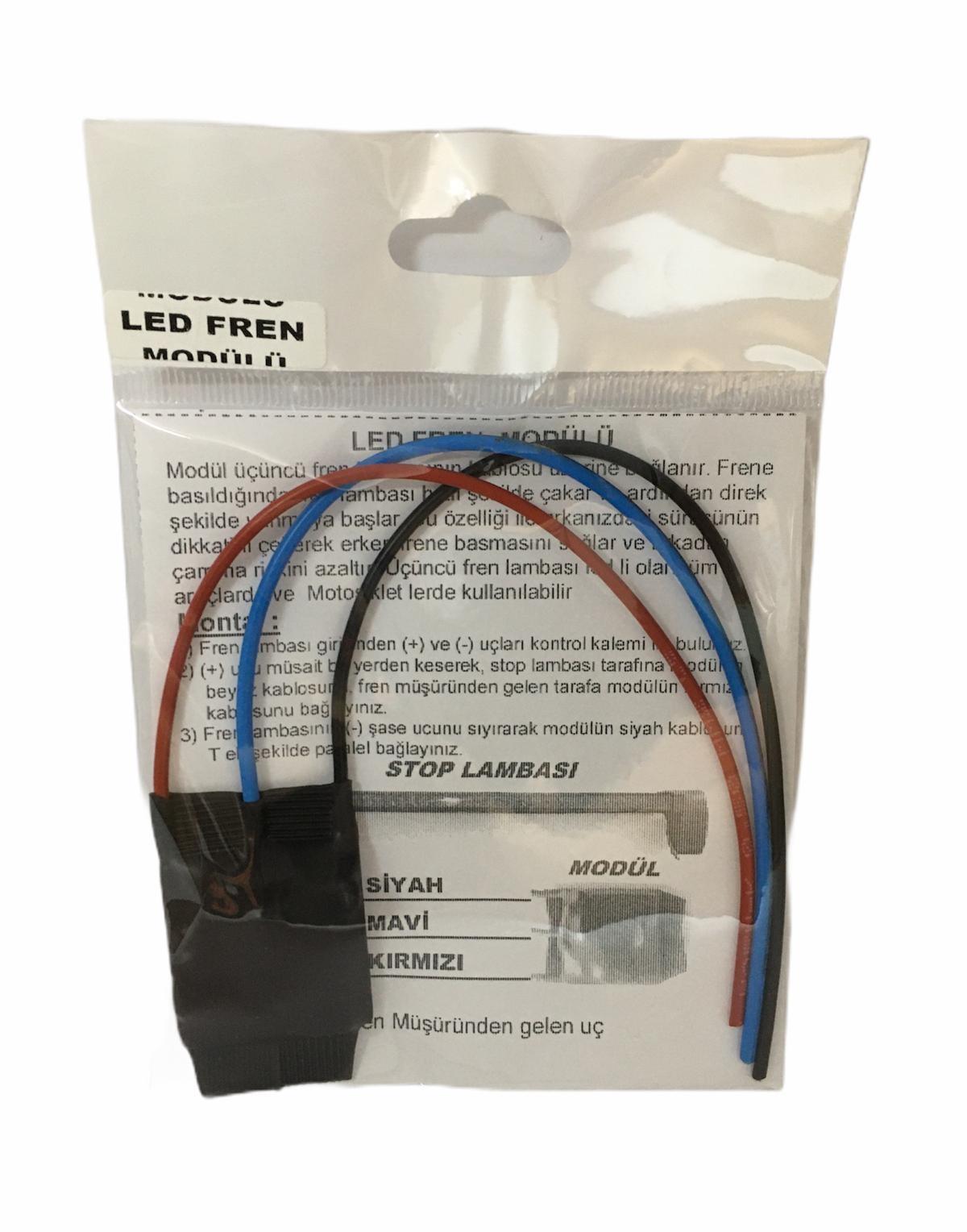 LED FREN ÇAKAR MODÜLÜ (3 SN.ÇAKAR+1 SN.BEKLER) (ÜÇÜNCÜ STOP LAMBA İÇİN)