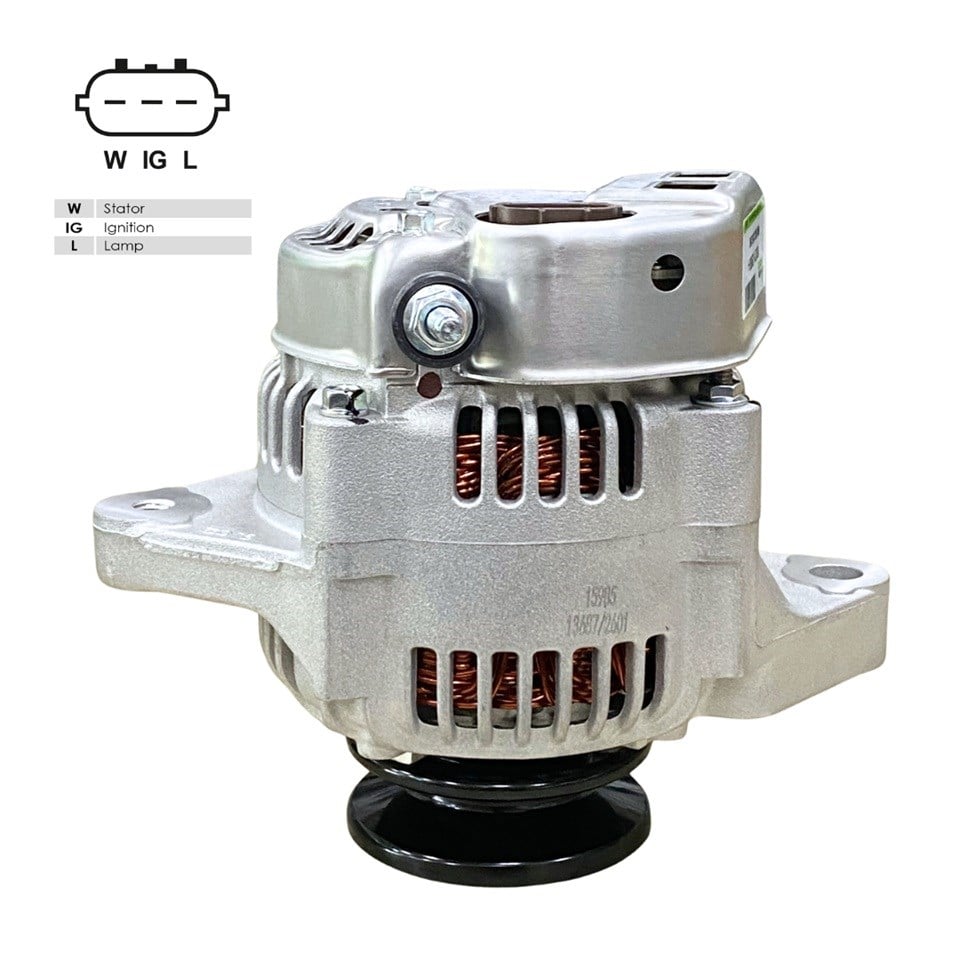12V ALTERNATÖR DİNAMO NIPPON DENSO TİPİ 55 A (3 FİŞ) (W-IG-L) JOHNDEREE-KUBOTA-NEW HOLLAND-YANMAR