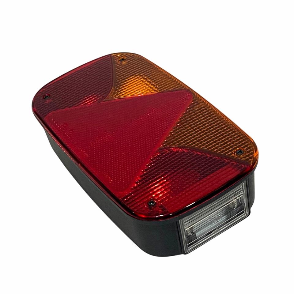 HELLA 12V STOP LAMBASI PLAKALI SOKETLİ (5 FONKSİYONLU) (245*138 MM) SOL 