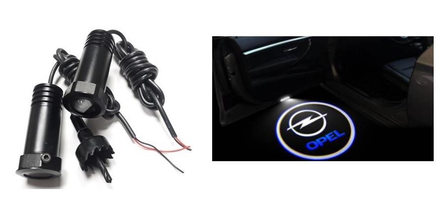 KAPI ALTI LOGO LAZER IŞIK LED 3D (OPEL) (2 AD)