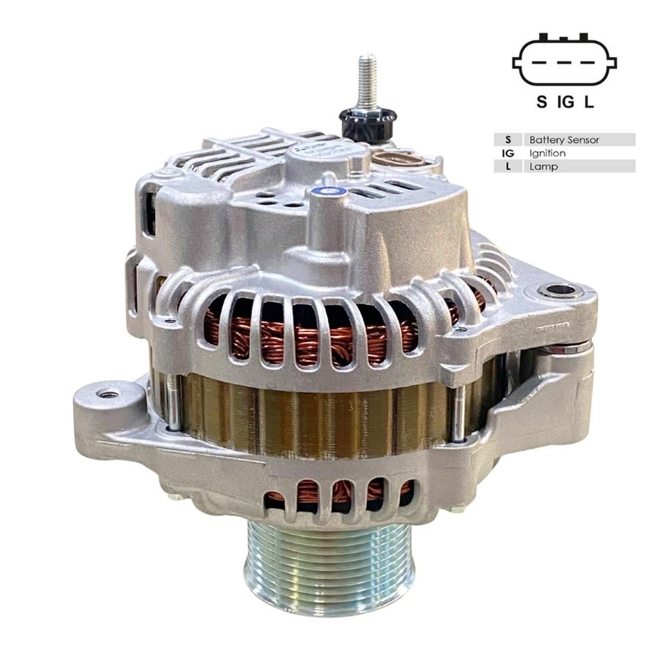 MITSUBISHI 24V ALTERNATÖR DİNAMO 90 A (3 FİŞ) (S-IG-L) FORD CARGO-IVECO EUROSTAR/EUROTECH/STRALIS