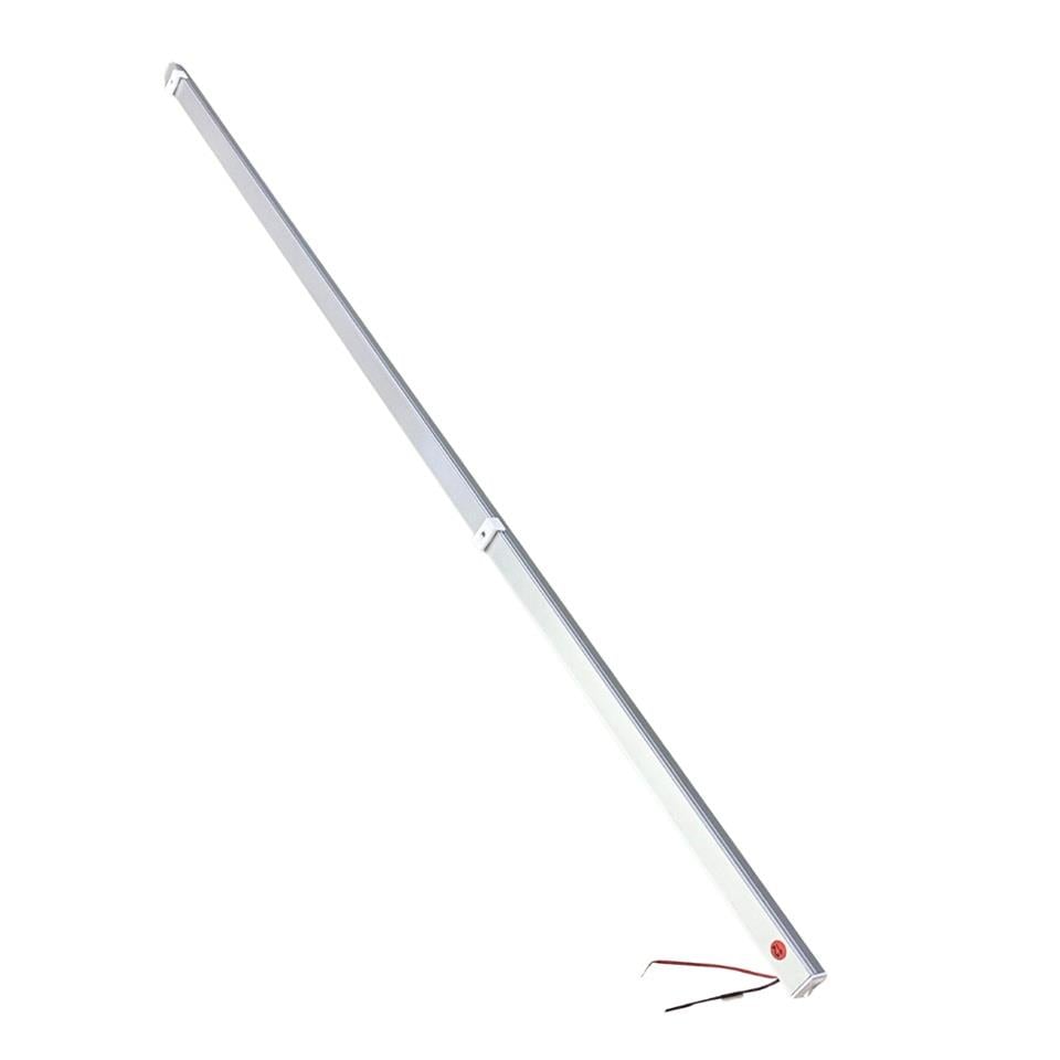 12V FLORESAN TAVAN LAMBASI LEDLİ ANAHTARLI SARI (BUZLU CAM) (100 CM)