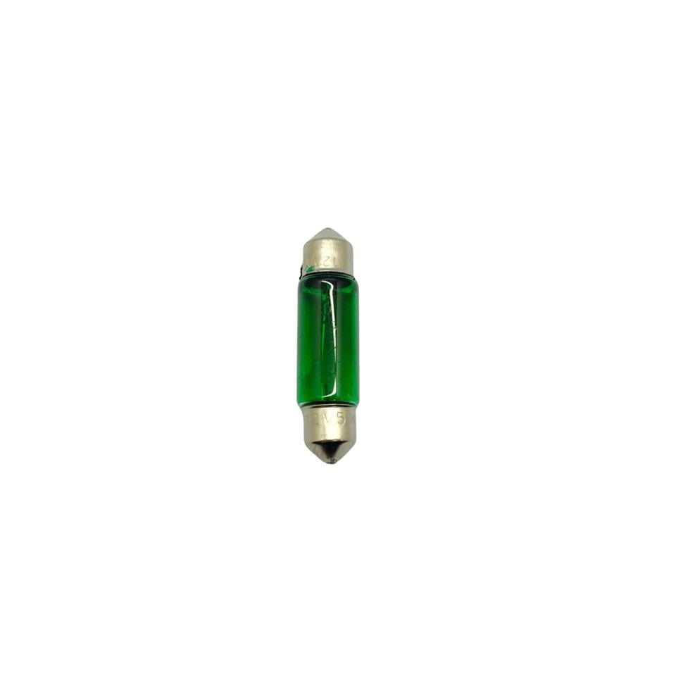 12V SOFİT AMPUL 5W UZUN TİP (39 MM) YEŞİL