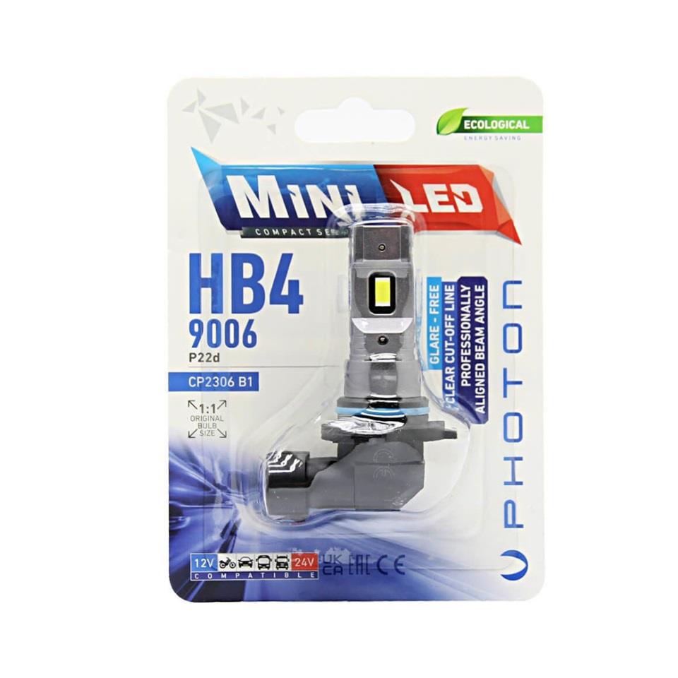 PHOTON 12V-24V HB4 9006 CSP LED XENON FAR AMPULU 6000K (1 AD)