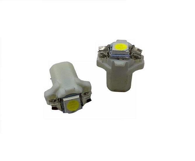 12V DUYLU GÖSTERGE AMPULÜ DİPSİZ (TEK LEDLİ) BEYAZ (2 AD)