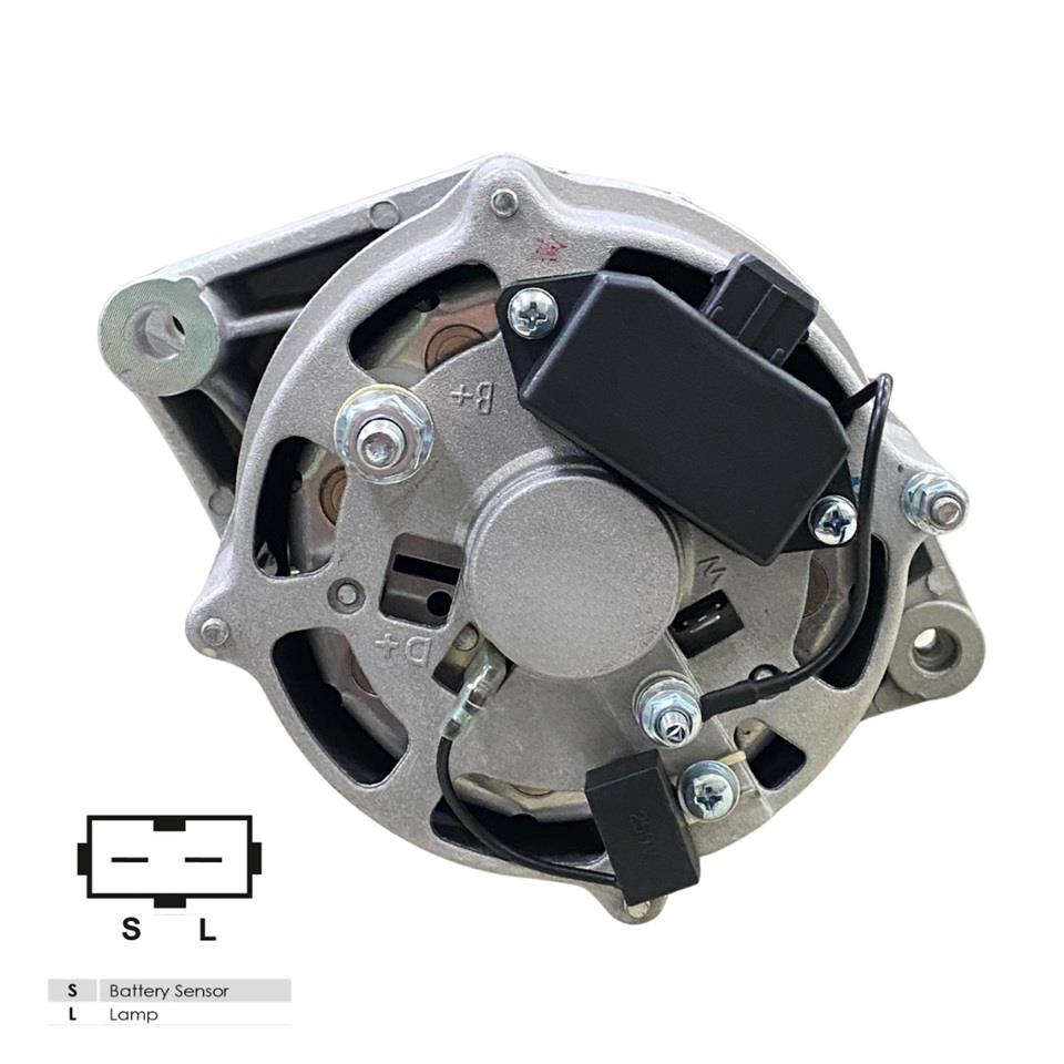 12V ALTERNATÖR DİNAMO BOSCH TİPİ 120 A (S L) BMC DEV FATİH-İŞ MAKİNESİ-MERCEDES-THERMOKING-YANMAR