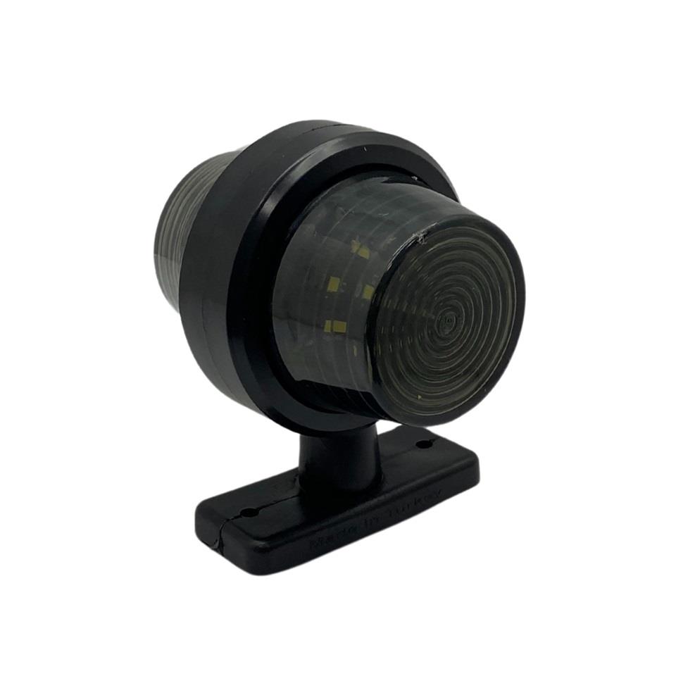12V-24V TAKOZ LAMBASI KÜPE TİP FÜME CAM KIRMIZI-BEYAZ (LEDLİ)