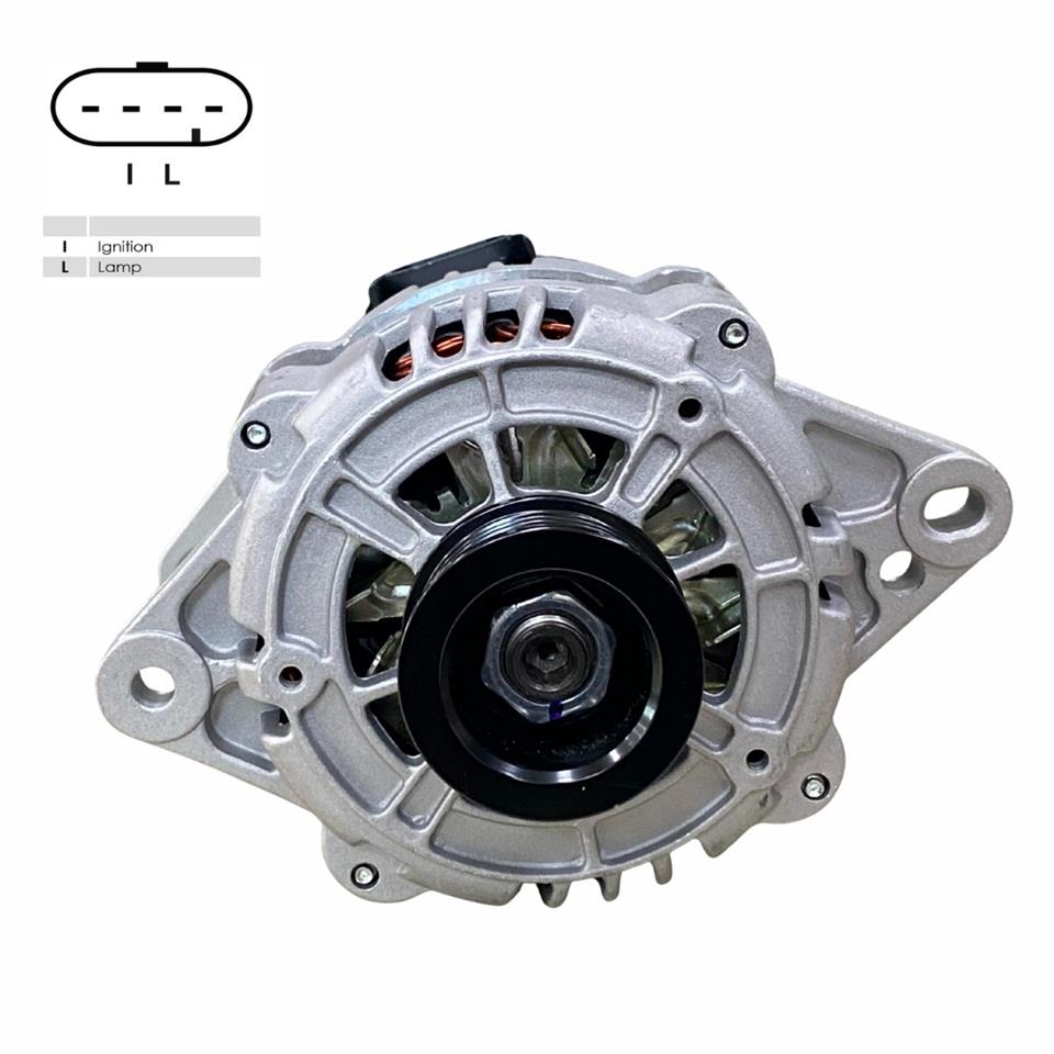 12V ALTERNATÖR DİNAMO DELCO TİPİ 85 A (2 FİŞ OVAL SOKET) (L-IG) CHEVROLET AVEO/LACETTI/NUBIRA