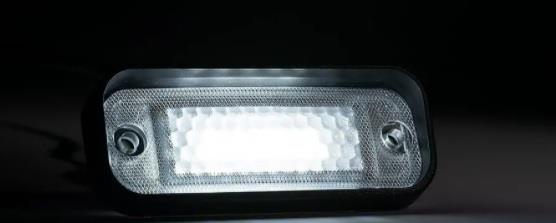 FRISTOM 12V-24V BASAMAK-PLAKA LAMBASI LED YM GÖMME UNIVERSAL BEYAZ E9 (82*32 MM) E9