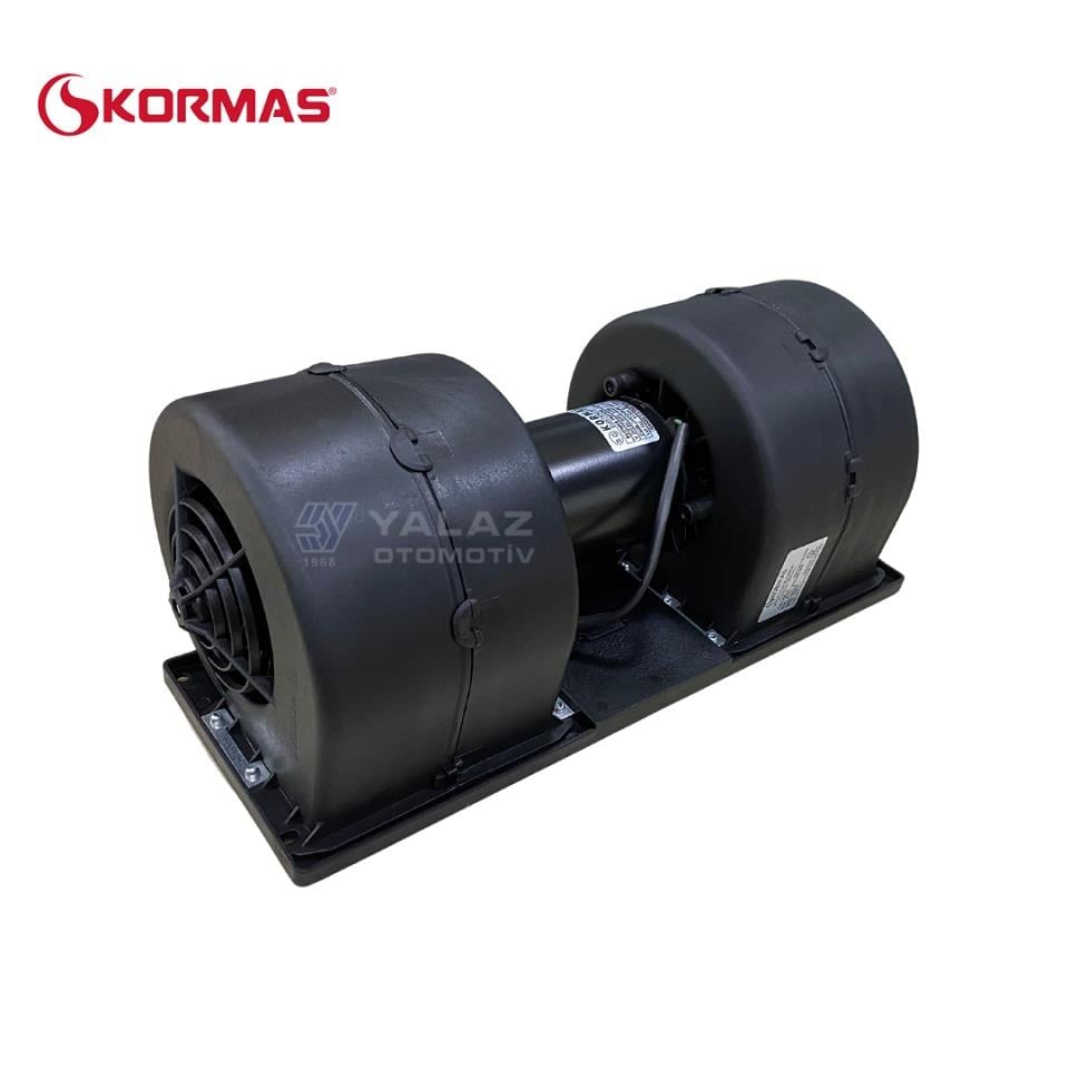 KORMAS 24V KALORİFER MOTORU ORTA TİP (BLOWER) (350*160 MM) (TEK DEVİR)