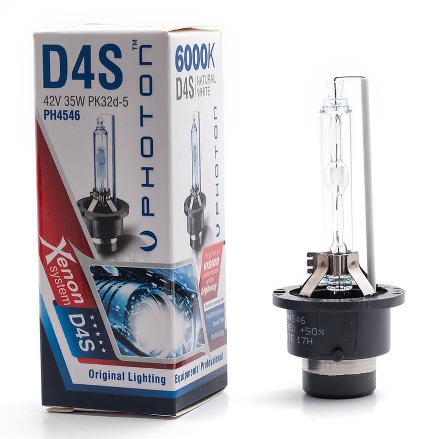 PHOTON 12V-42V XENON AMPUL D4S 35W +%50 FAZLA IŞIK 6000K