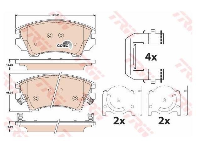 ÖN FREN BALATASI OPEL INSIGNIA