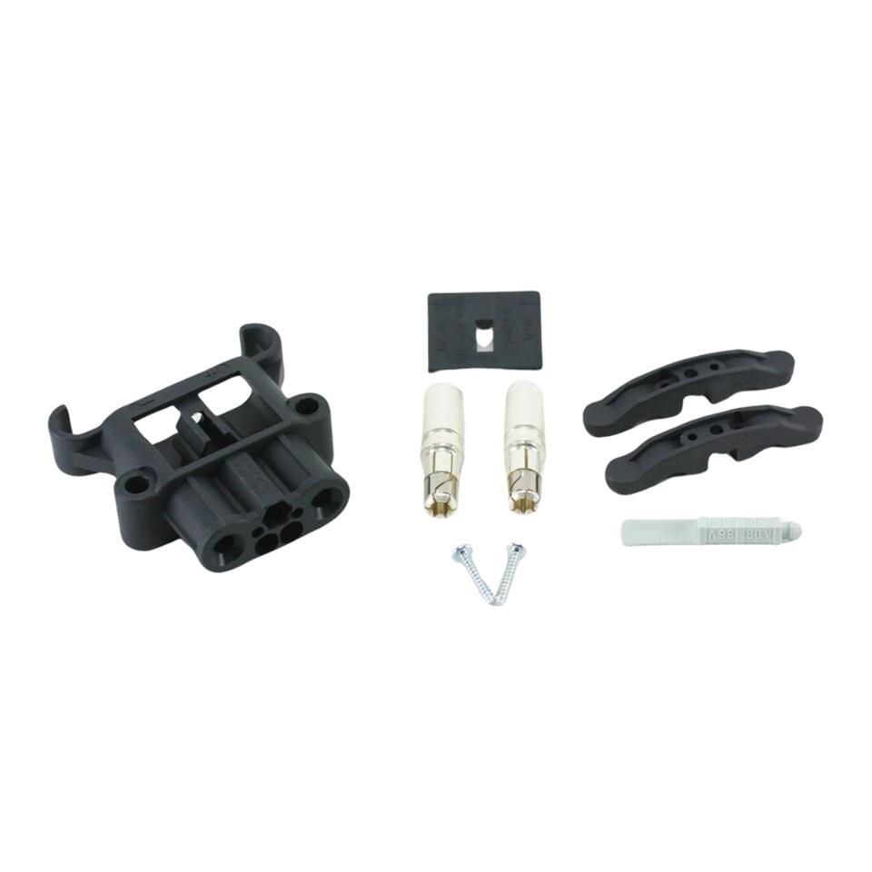 ELEKTRİKLİ FORKLİFT AKÜ SOKETİ 80 A (25 MM) (DİŞİ BÜYÜK) (REMA 80A-D)