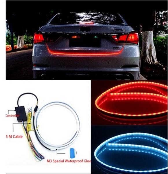 12V ŞERİT KAYAR LED FONKSİYONLU (60 CM) (15 RENK) (SARI SİNYALLİ)