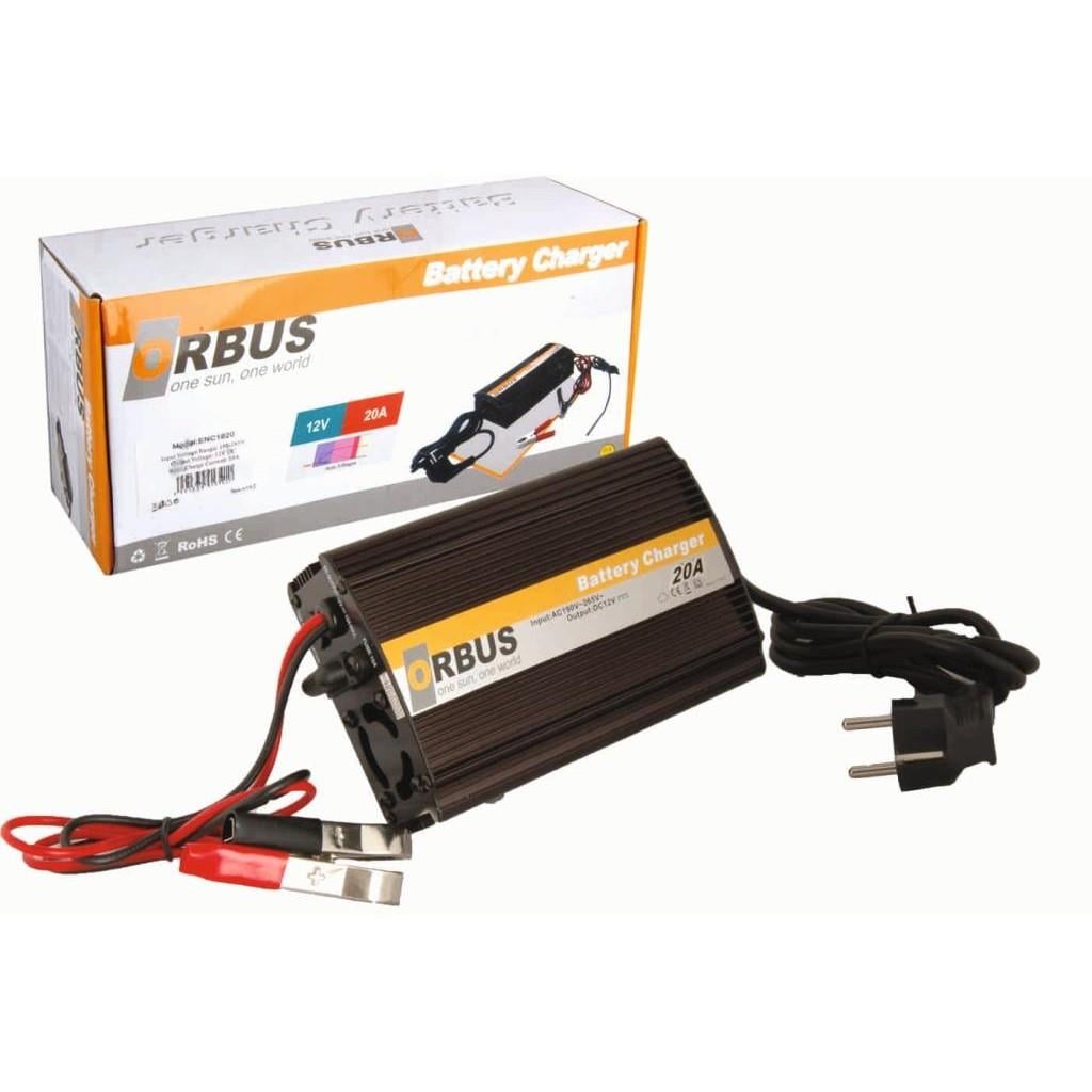 ORBUS 12V ŞARJ REDRESÖRÜ 20 A (AKÜ ŞARJ CİHAZI) OTOMATİK