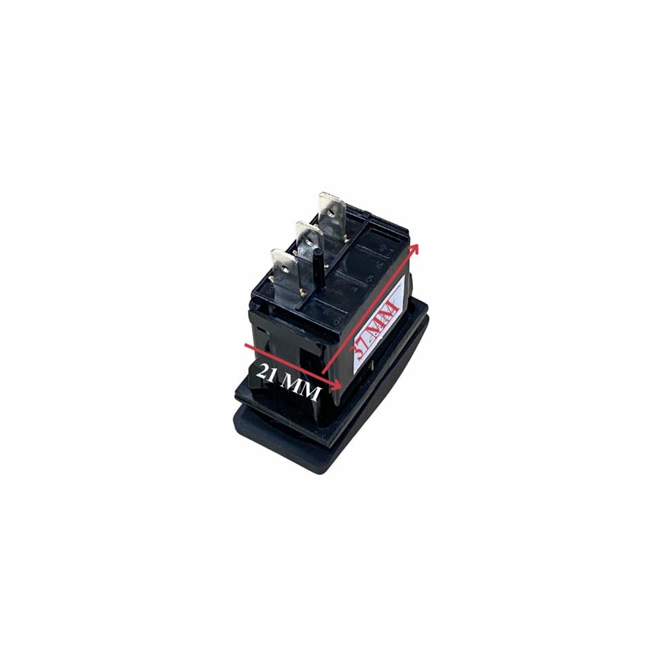 TUŞLU ANAHTAR (3 FİŞ) (ÇİFT DEVRE) (12V 20A DC/24V 10A DC)