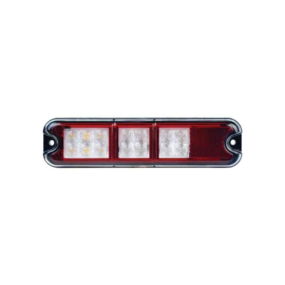 12V-24V STOP LAMBASI (LEDLİ) (4 FONKSİYONLU) (190*50*30 MM)