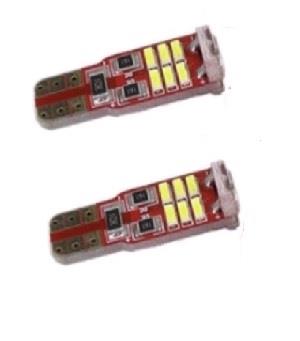 12V DİPSİZ AMPUL T10 15 LEDLİ BEYAZ (2 AD)