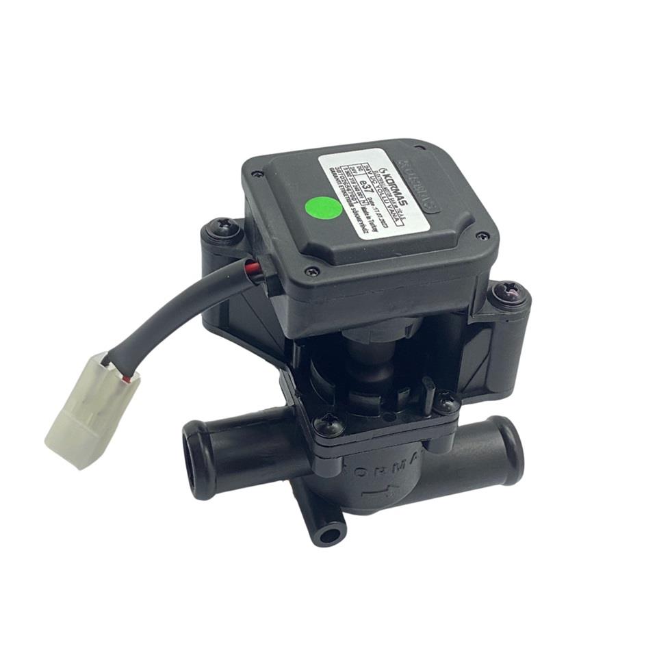 KORMAS 24V KALORİFER MUSLUĞU (VANA) (MOTORLU) (3 YOLLU) (22 MM)