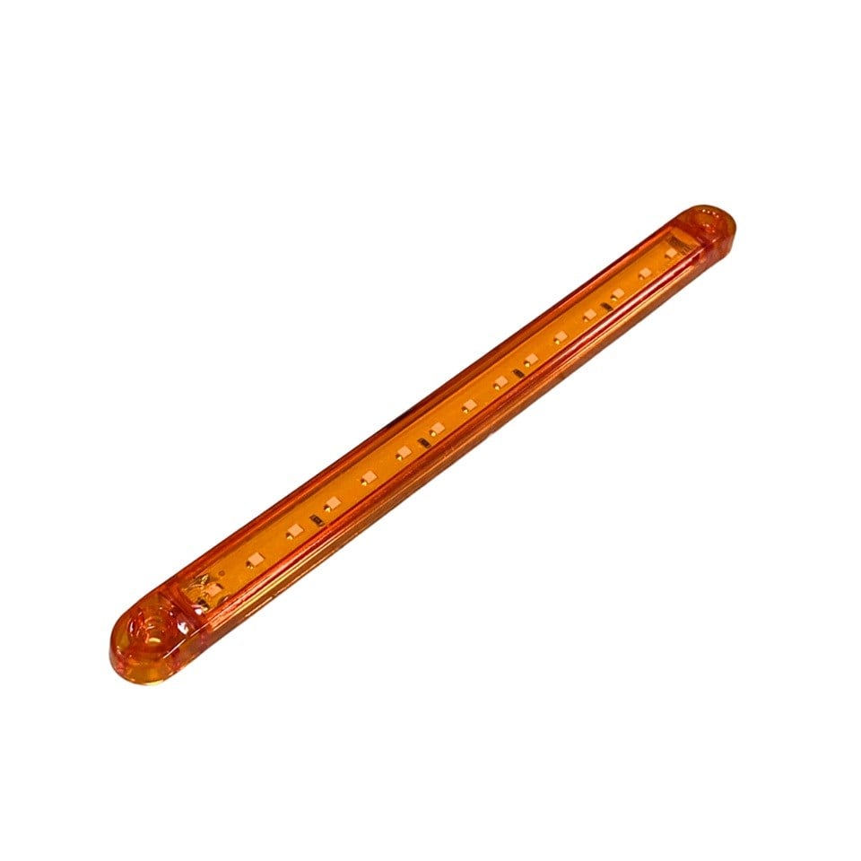 12V-24V PARMAK LAMBA 15-LEDLİ SARI (240*17 MM)
