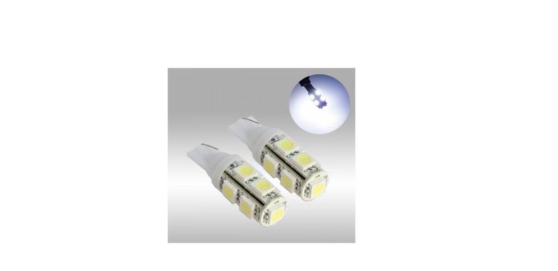 PREMIUM 12V  DİPSİZ AMPUL T10 (9 LEDLİ) BEYAZ 6000K CB (2 AD)