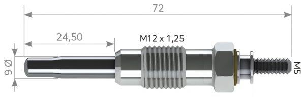 11V KIZDIRMA BUJİSİ FORD-MERCEDES-OPEL-PEUGEOT (ET.1 GERMANY)