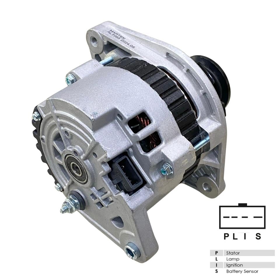 12V ALTERNATÖR DİNAMO DELCO TİPİ 100 A (P-L-I-S) (SOKETLİ 4 FİŞ) DAEWOO DOOSAN FORKLİFT
