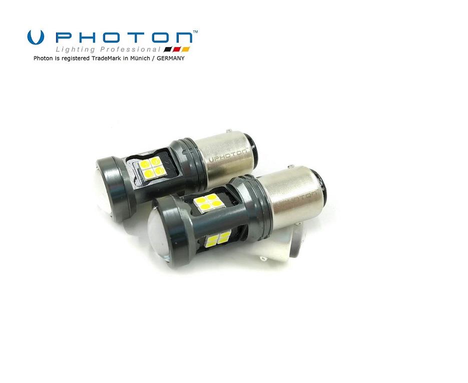 PHOTON 12V 1016 AMPUL 39 LEDLİ MERCEKLİ BEYAZ (2 AD)