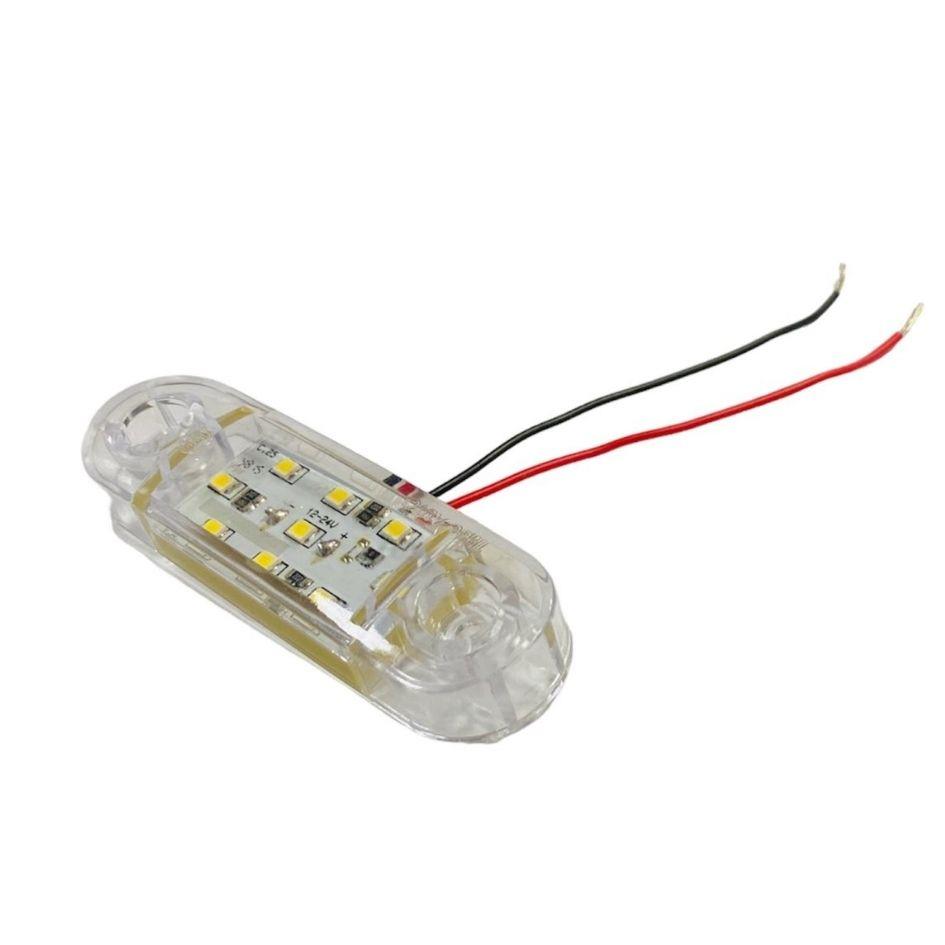 12V-24V PARMAK LAMBA 9-LEDLİ BEYAZ GENİŞ (85*25 MM)