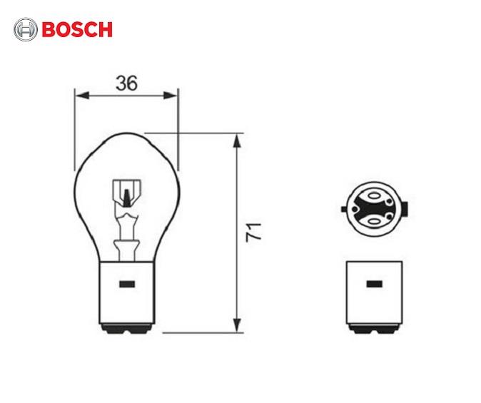 BOSCH 12V S2 FAR AMPULÜ 35/35W