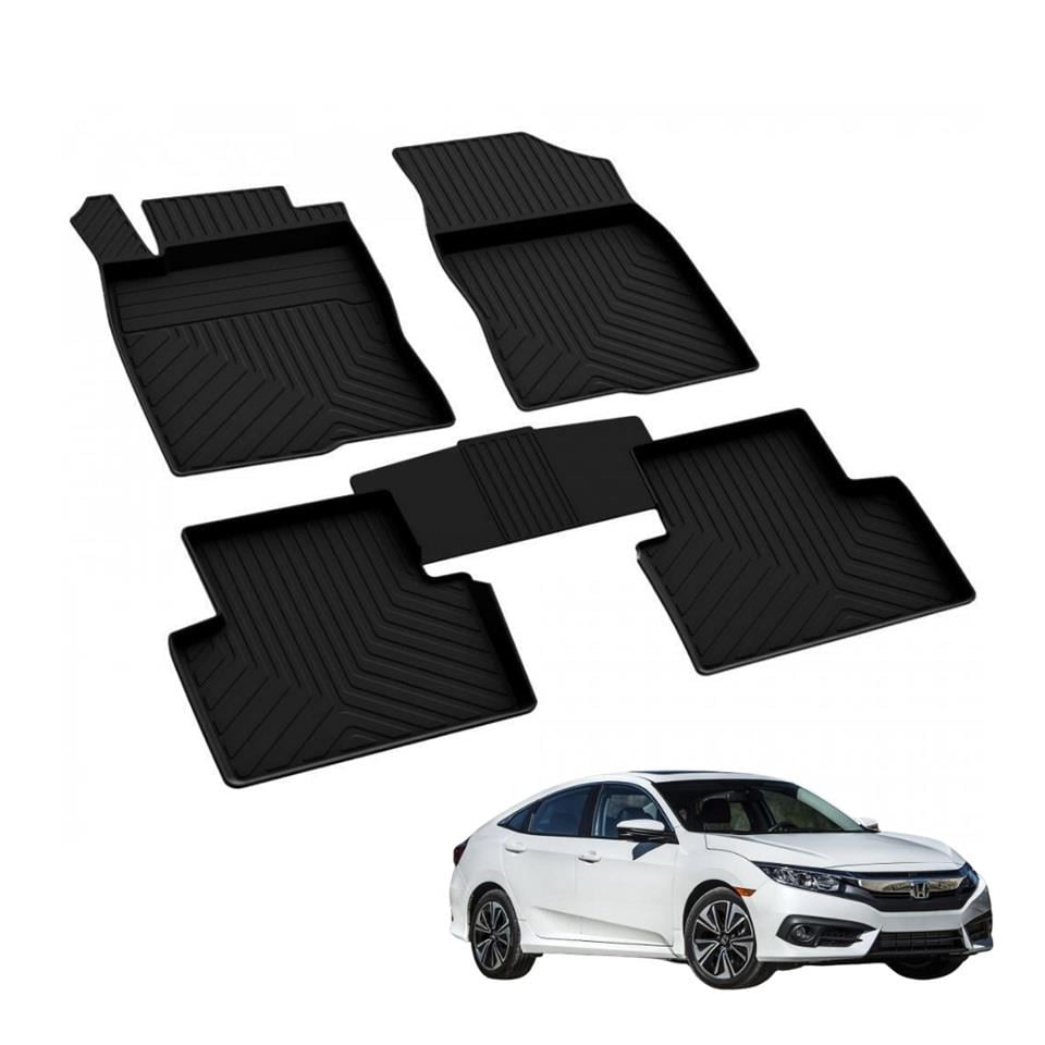 4D ARAÇ PASPASI (SİYAH) (4 PARÇA) HONDA CIVIC 2016 > 