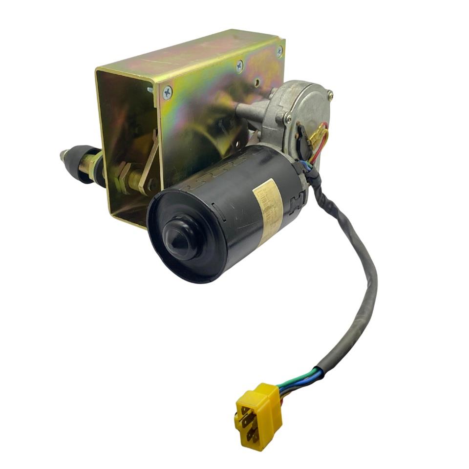 24V SİLECEK MOTORU MEKANİZMALI ÇİFT MİLLİ (M8/M8 CIVATA) (BÜYÜK TİP) (190*140 MM)