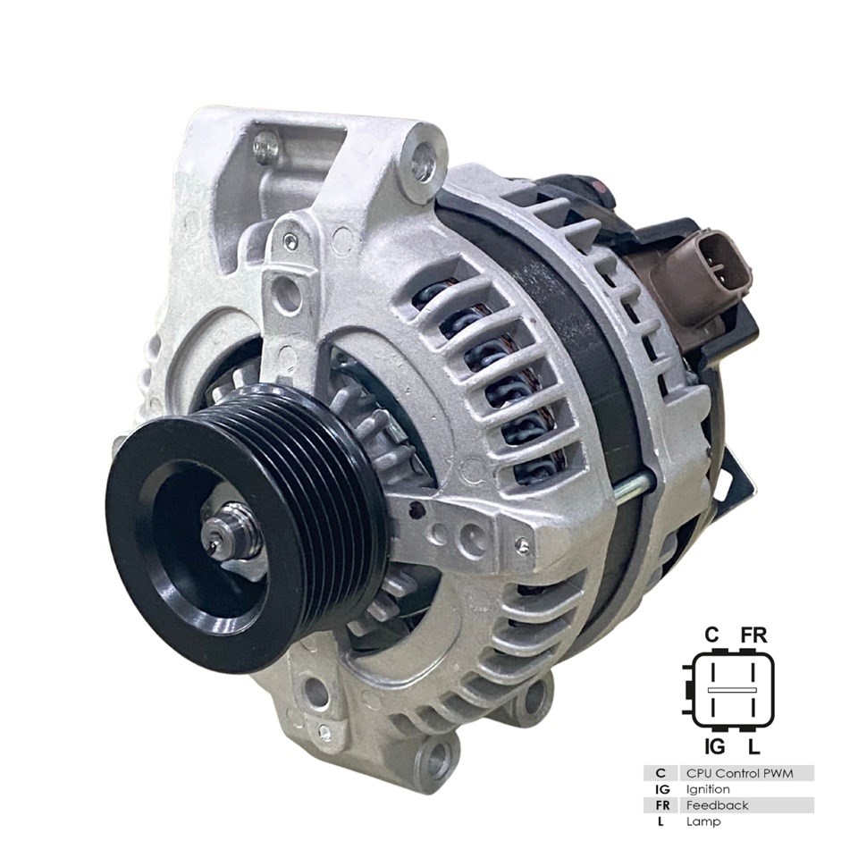 12V ALTERNATÖR DİNAMO DENSO TİPİ 105 A (C-IG-FR-L) (4 FİŞ) HONDA ACCORD VII/CIVIC VIII/CR-V II