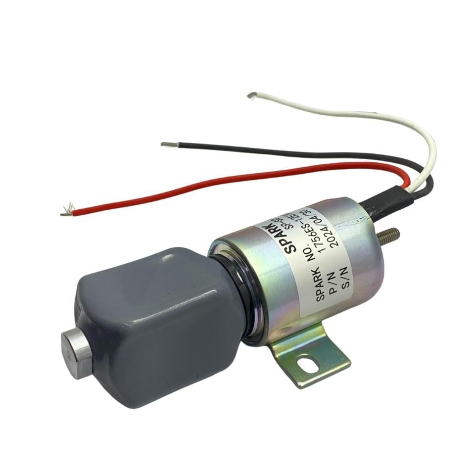 12V STOP SELENOİDİ AYAKLI (TERS) MITSUBISHI-SUPERSTAR-VOLVO-WOODWARD