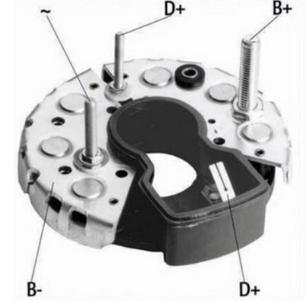 BOSCH DİYOT TABLASI  (3 CIVATALI M4/M5/M8) MERCEDES 2521 KAMYON