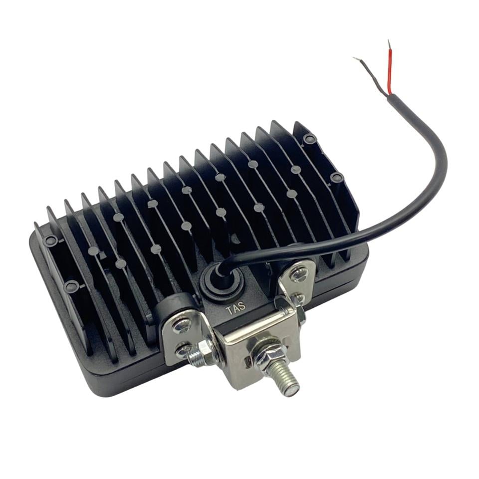 9V-80V ÇALIŞMA LAMBASI (OFF-ROAD) (15 LEDLİ 45W) (BUZLU CAM) (155*95 MM)