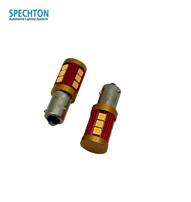 SPECHTON 12V H21 AMPUL 12 LEDLİ SARI (BAY9s) (2 AD)