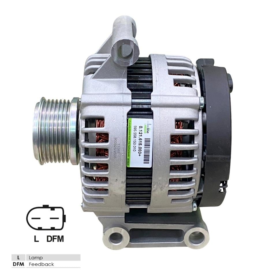 12V ALTERNATÖR DİNAMO BOSCH TİPİ 150 A (L-DFM) FORD TRANSIT V347 2006 >