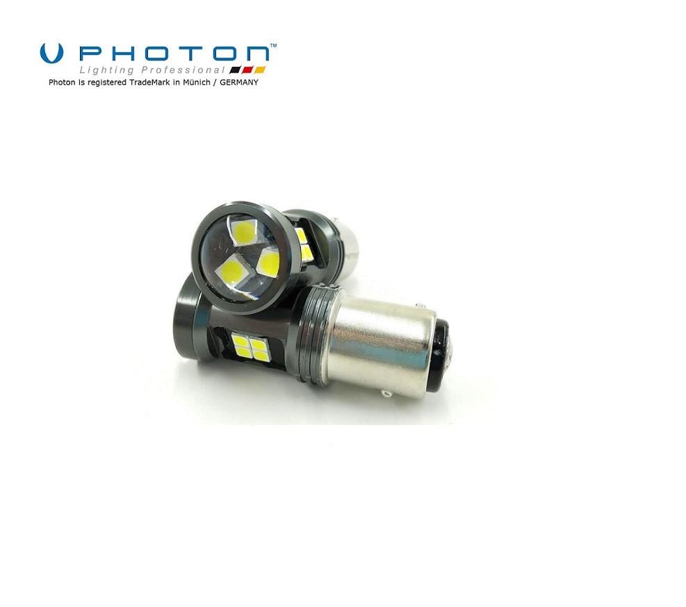 PHOTON 12V 1016 AMPUL 39 LEDLİ MERCEKLİ BEYAZ (2 AD)