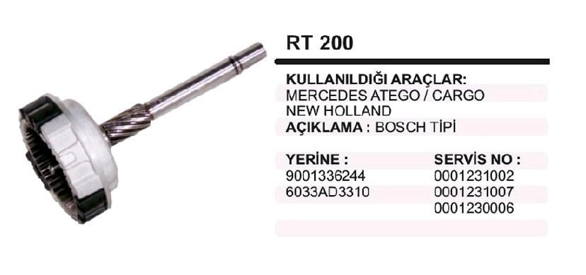 MARŞ REDÜKTÖR DİŞLİ MİLİ (PLANET) BOSCH TİPİ BMM (4 PİMLİ)