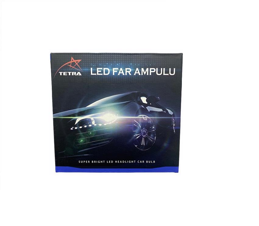 TETRA 9V-32V H4 CSP LED XENON FAR AMPUL SETİ 6500K 8000 LÜMEN