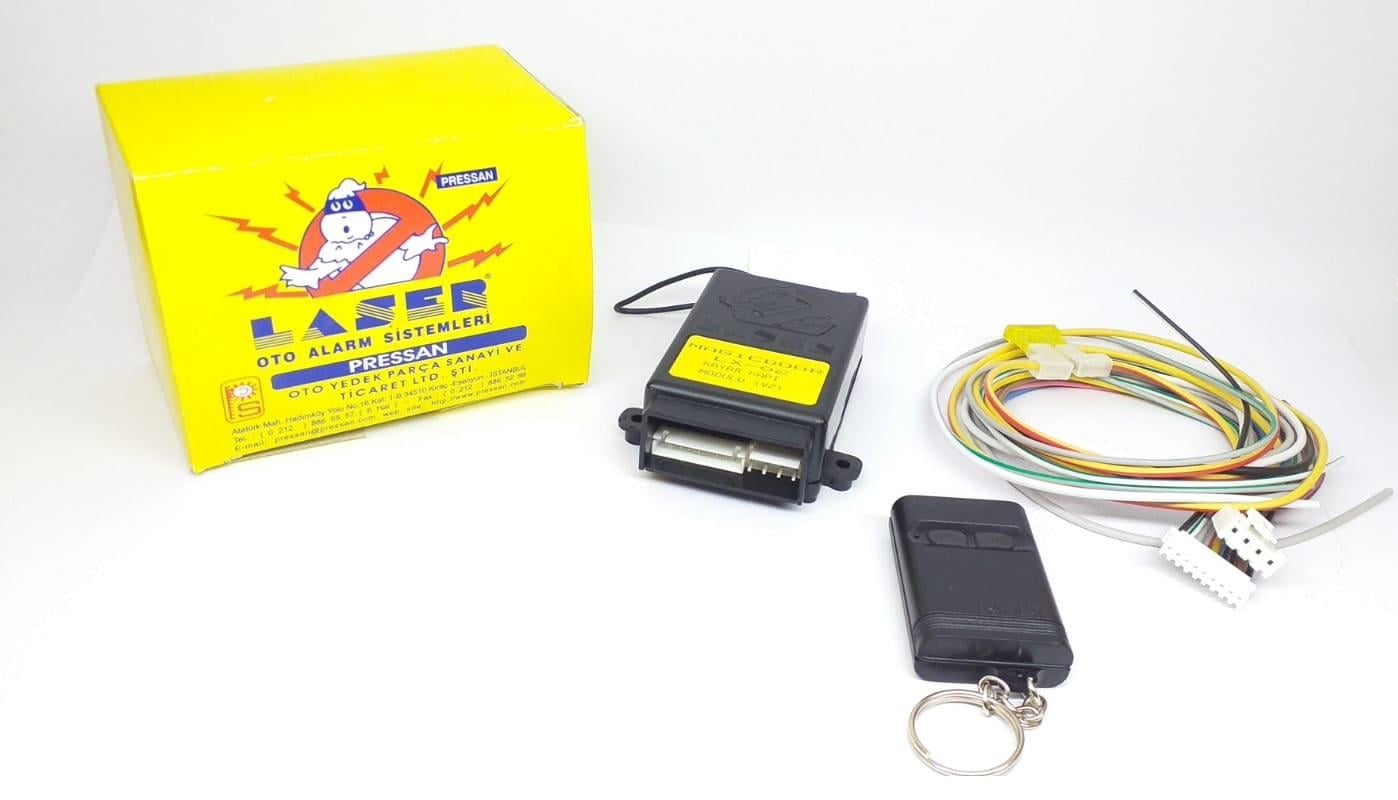 LASER MAGICDOOR 12V KAYAR KAPI MODÜLÜ (KUMANDALI) (SIKIŞMA EMNİYETLİ) ZAMAN AYARLI 