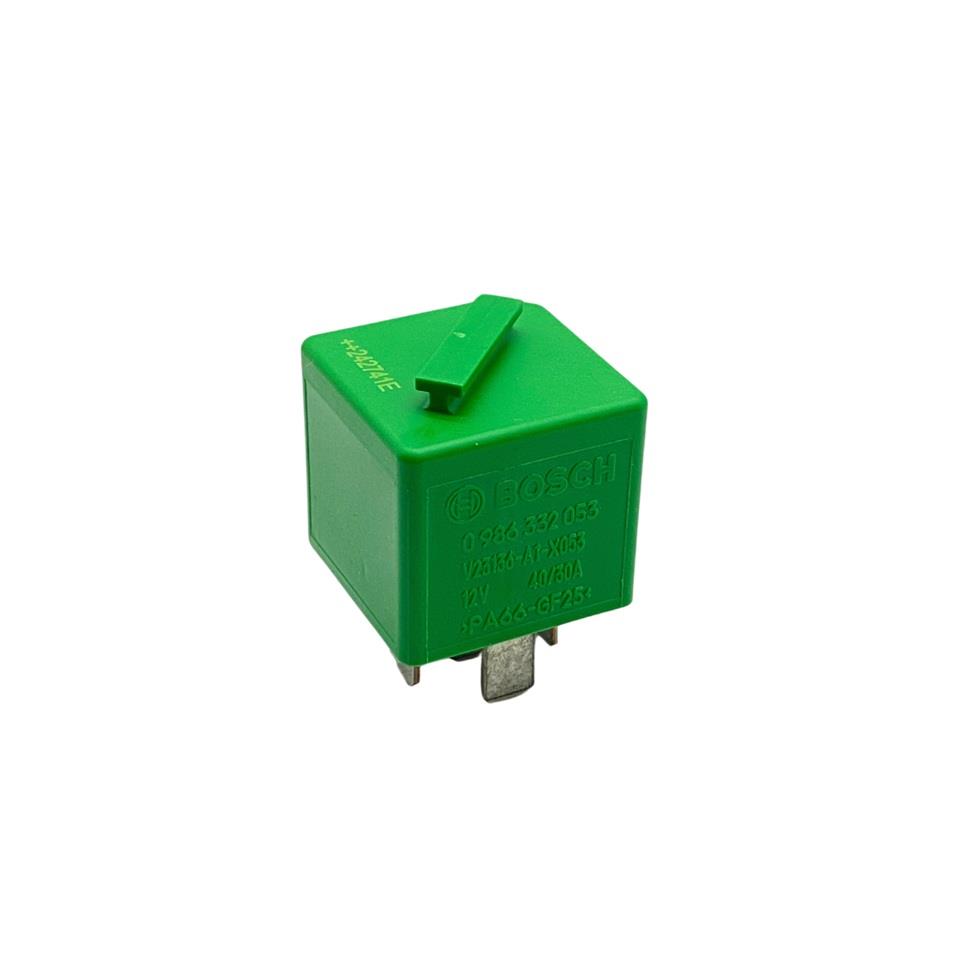 BOSCH 12V RÖLE 5 UÇLU 40/30 A (ÇİFT PLATİN) (DİRENÇLİ) (1-2-3-4-5) (30-85-86-87-87a)