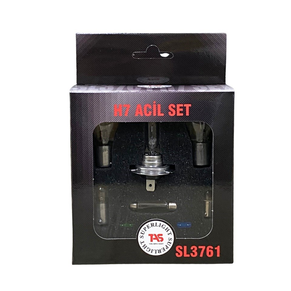 12V H7 AMPUL-SİGORTA SETİ (ACİL SET) (12 PARÇA)