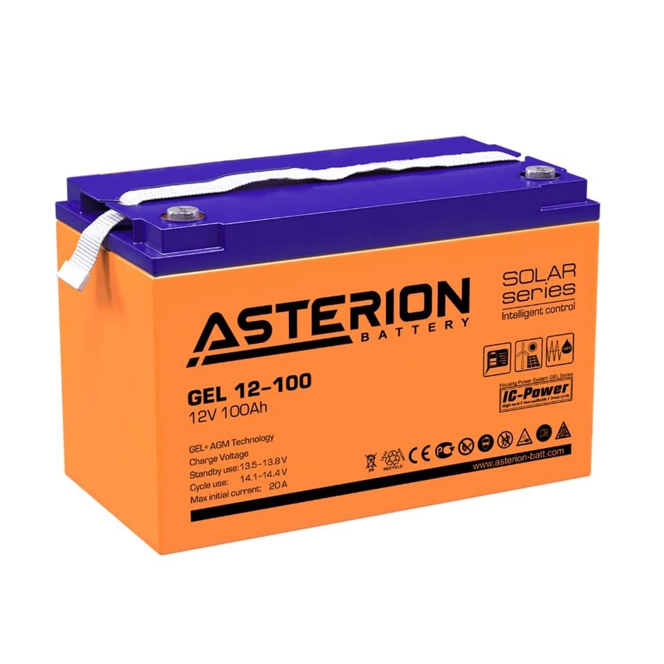 ASTERION 12V 100 AH AKÜ JEL (DEEP CYCLE) (330*173*212)