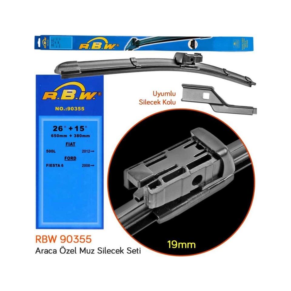 SİLECEK SÜPÜRGESİ 650/380 MM AEROTWIN FIAT 500L-FORD FIESTA VI-PEUGEOT PARTNER