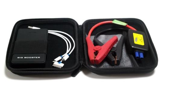 BIG BOOSTER 12V AKÜ TAKVİYE CİHAZI 800A (5V 2A POWERBANK ÖZELLİKLİ 8000 mAh) LED IŞIKLI