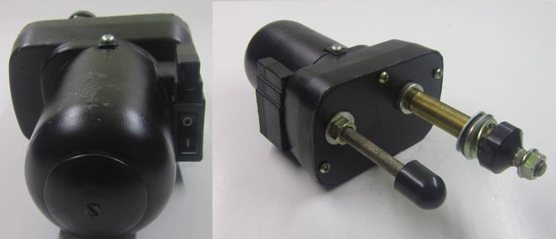 24V SİLECEK MOTORU TEK MİLLİ + SABİT MİL 90° KABİN (ANAHTARLI) (2 FİŞ)