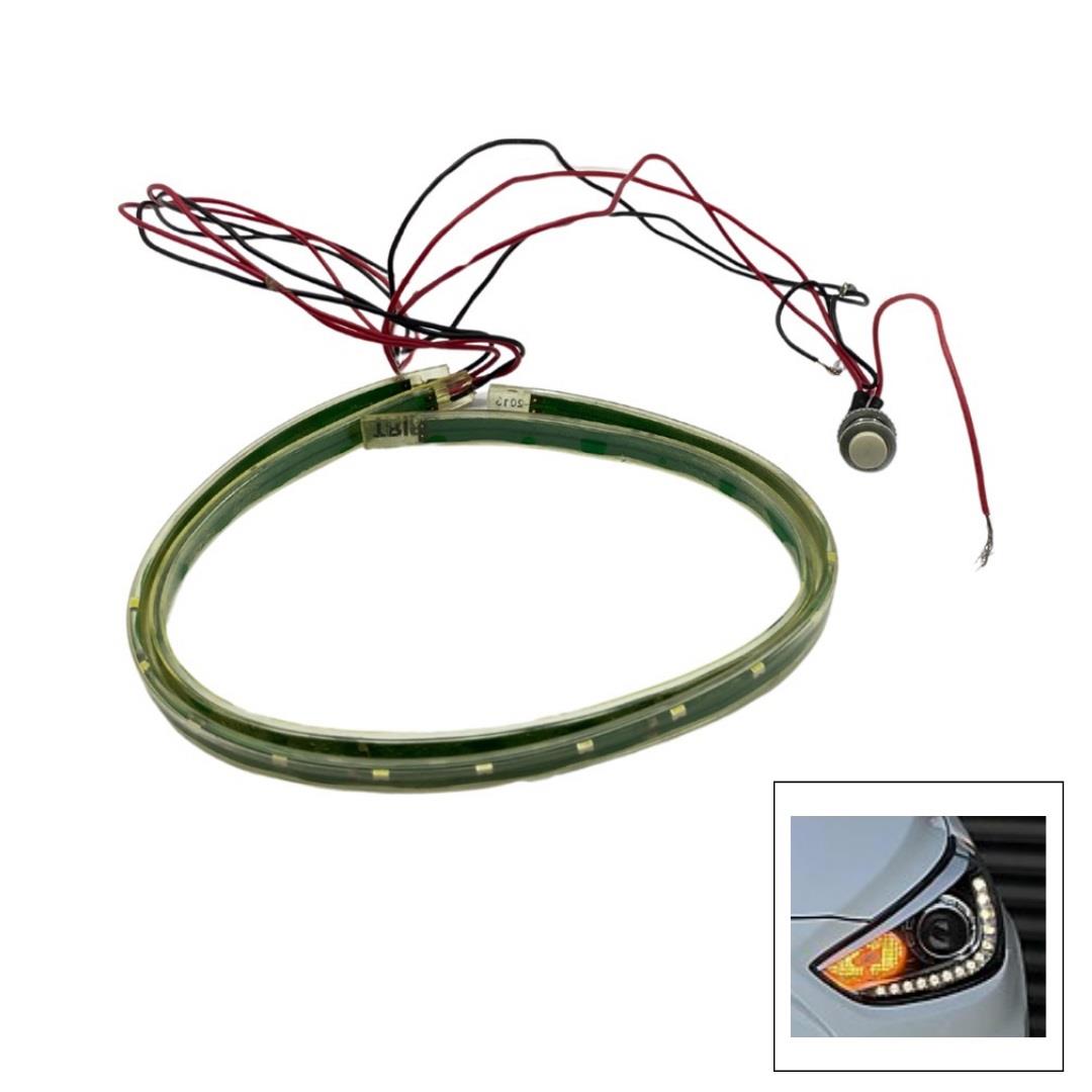 TRIFA 12V-24V GÜNDÜZ SÜRÜŞ FAR LEDİ 5000K (ŞERİT LED) (37 CM) (2 AD) GERMANY